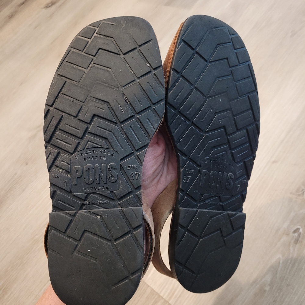 PONS Leather Classic Avarca Sandals - Picture 4 of 4